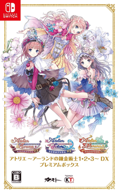 Atelier Alchemist Of Arland 1 2 3 DX box art for Nintendo Switch